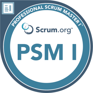 Logo of Professional Scrum Master I